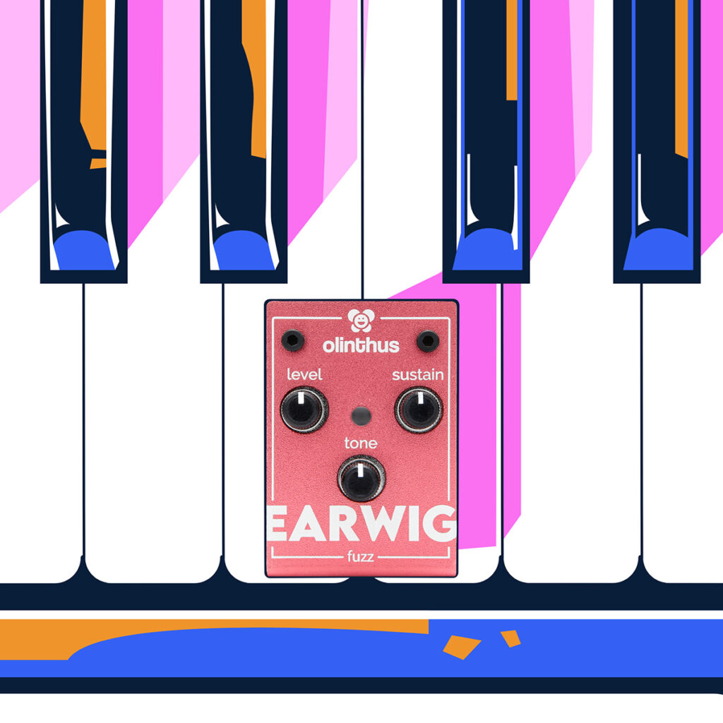 Mini Fuzz Pedal for Synths - Earwig Fuzz