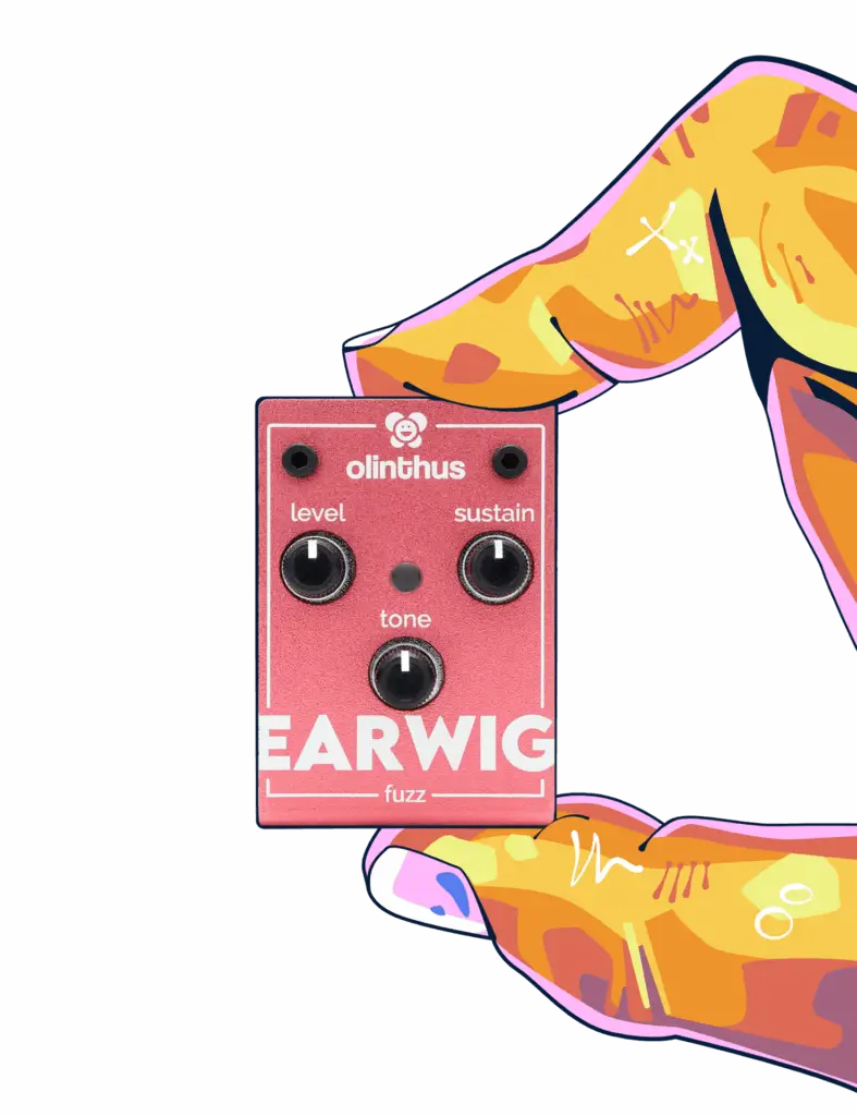 Olinthus Earwig - super mini fuzz pedal
