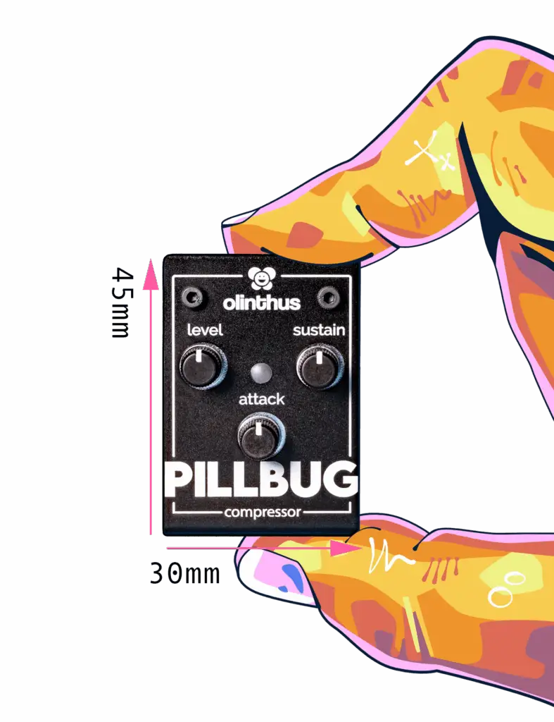 Olinthus Pillbug - Mini Compressor Pedal